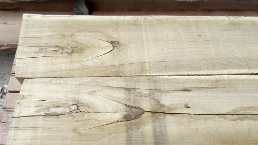 Hardwood Log Milled In Half | Mirrored Affect